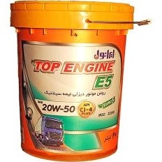 روغن موتور دیزلی ایرانول TOP Engine E5 20W50 چیلیک 20 لیتر